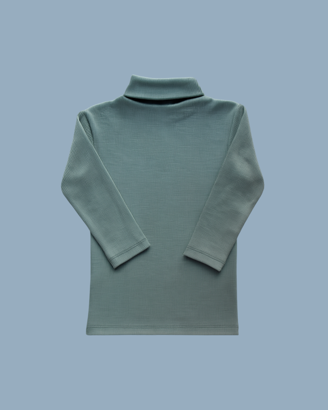 Unisex Ribbed Turtleneck Top for Kids | Winter Wear 12M–6 Years